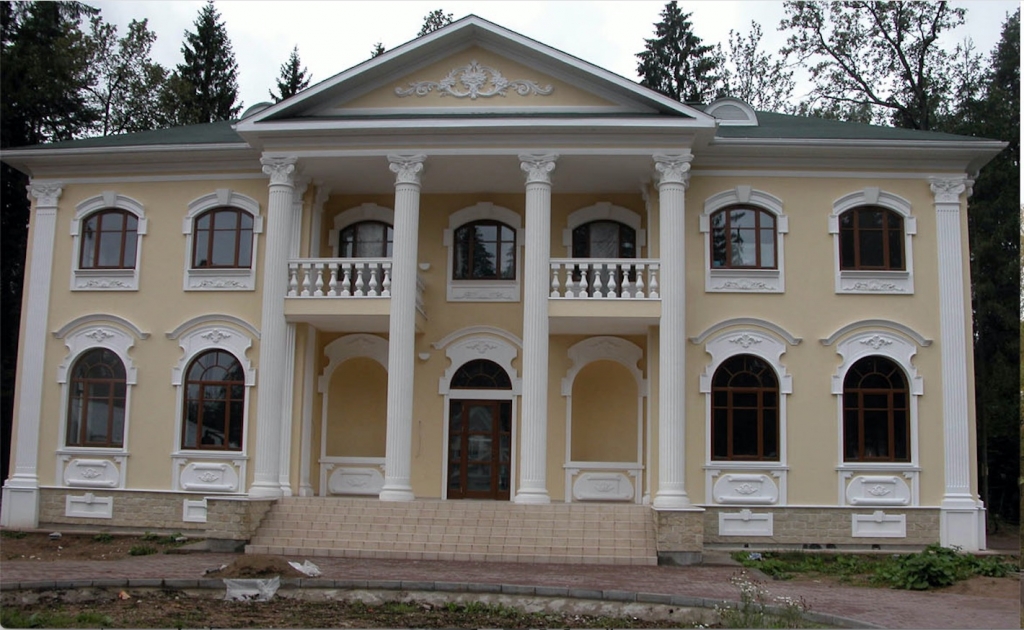 Гипсовая лепнина для фасадов