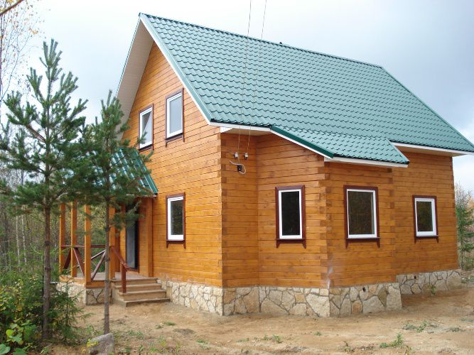 Деревянный дом из бруса