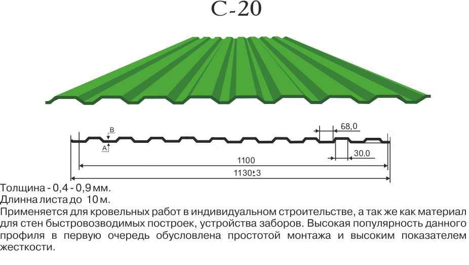 Профнастил С-20