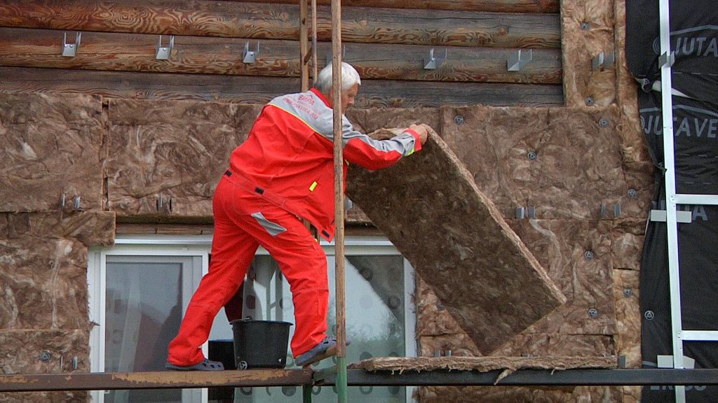 Утепление наружных стен минеральной ватой