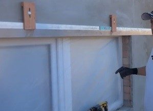 Шаг 3: Установка внешнего откоса